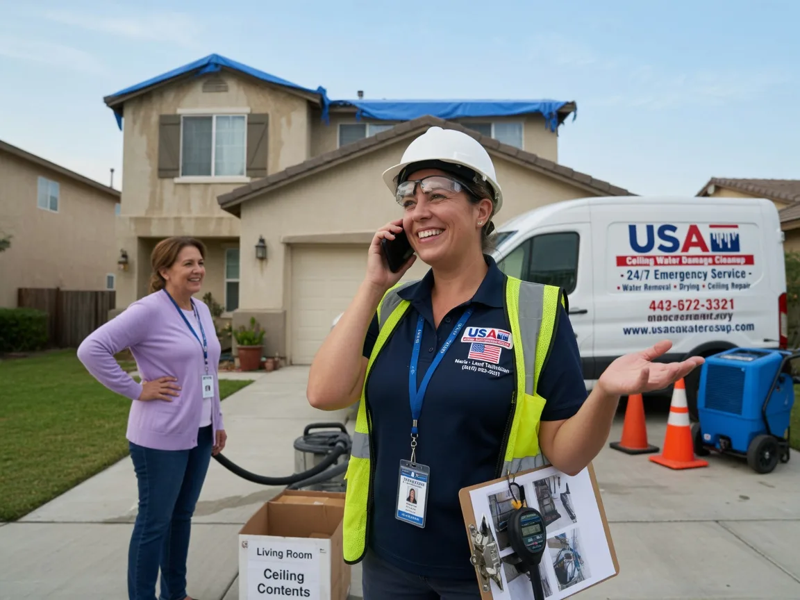 Ceiling Water Damage Restoration Stowell, TX FAQs